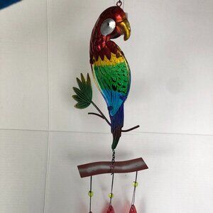 NWT Cota Global PARROT with glass Wind Chime #G6